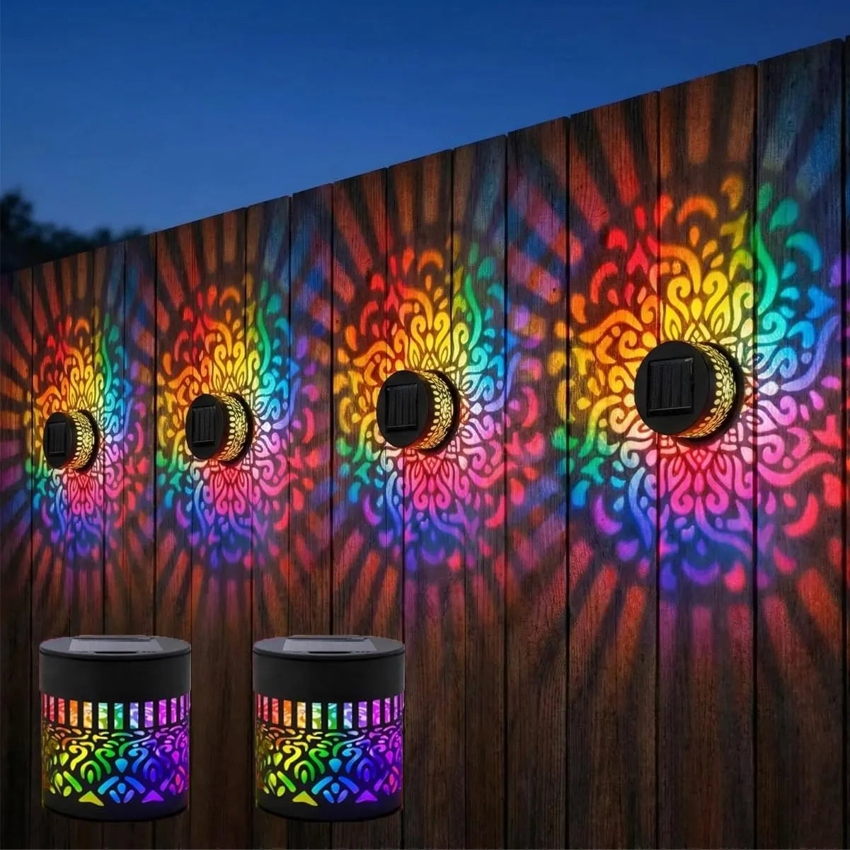 Turn your garden into a 7-color light show — every night.