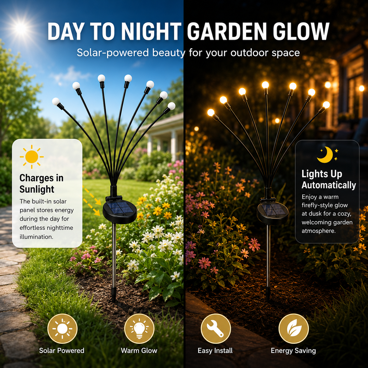 🔥Last Day 55% OFF 🔥 Outdoor Solar Firefly Lights